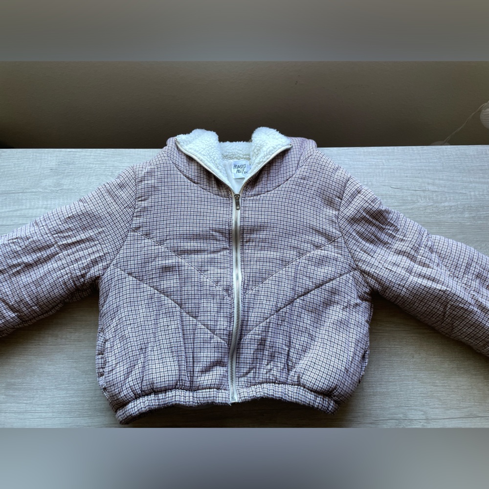 Light purple and pink crop Princess Polly jacket